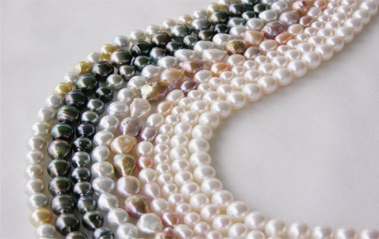 真珠(パール)の見分け方って？アコヤ、黒蝶、マベパール……種類や色、形